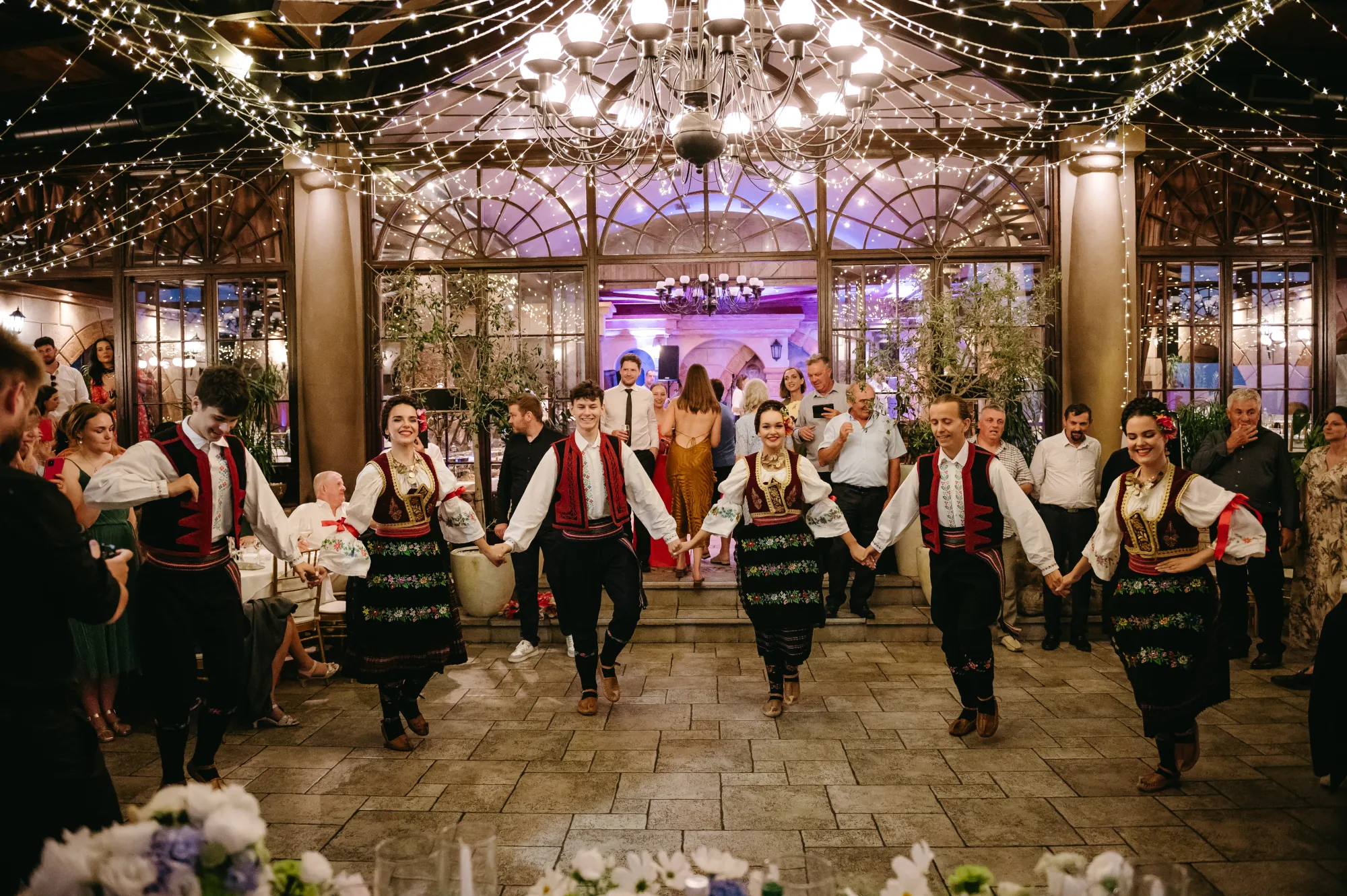 Forest green and white reflections